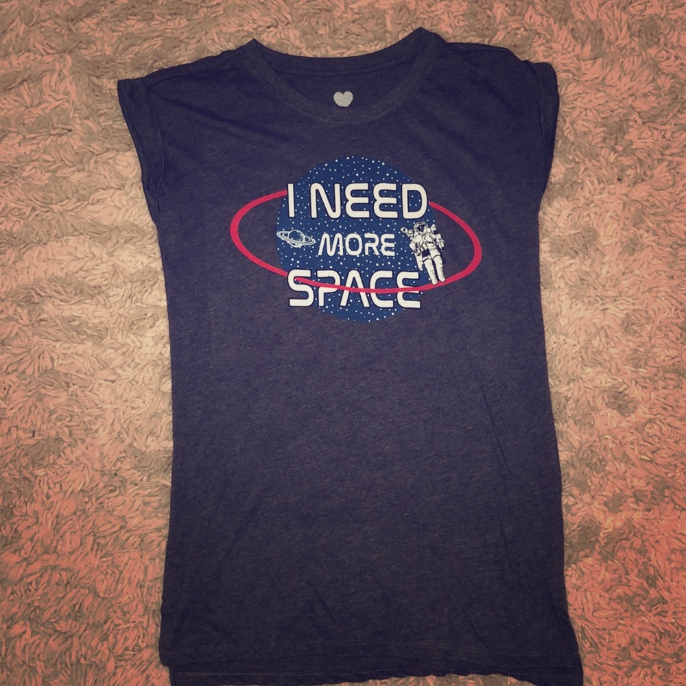 i need more space graphic t-shirt